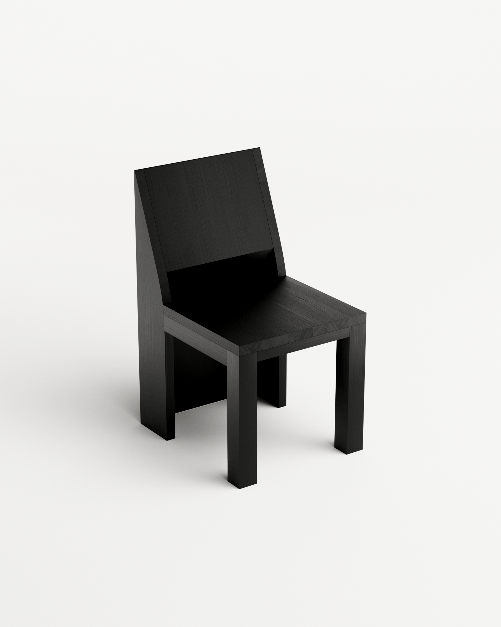 Kursi Chair Black by Sizar Alexis for Monde Singulier