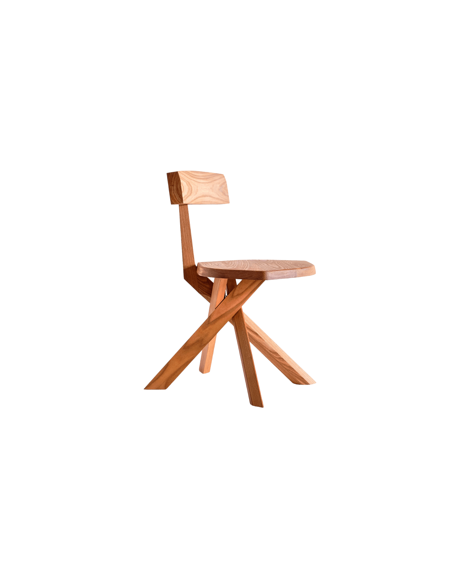 S34 Shaped Back Chair - Pierre Chapo - Chapo Création