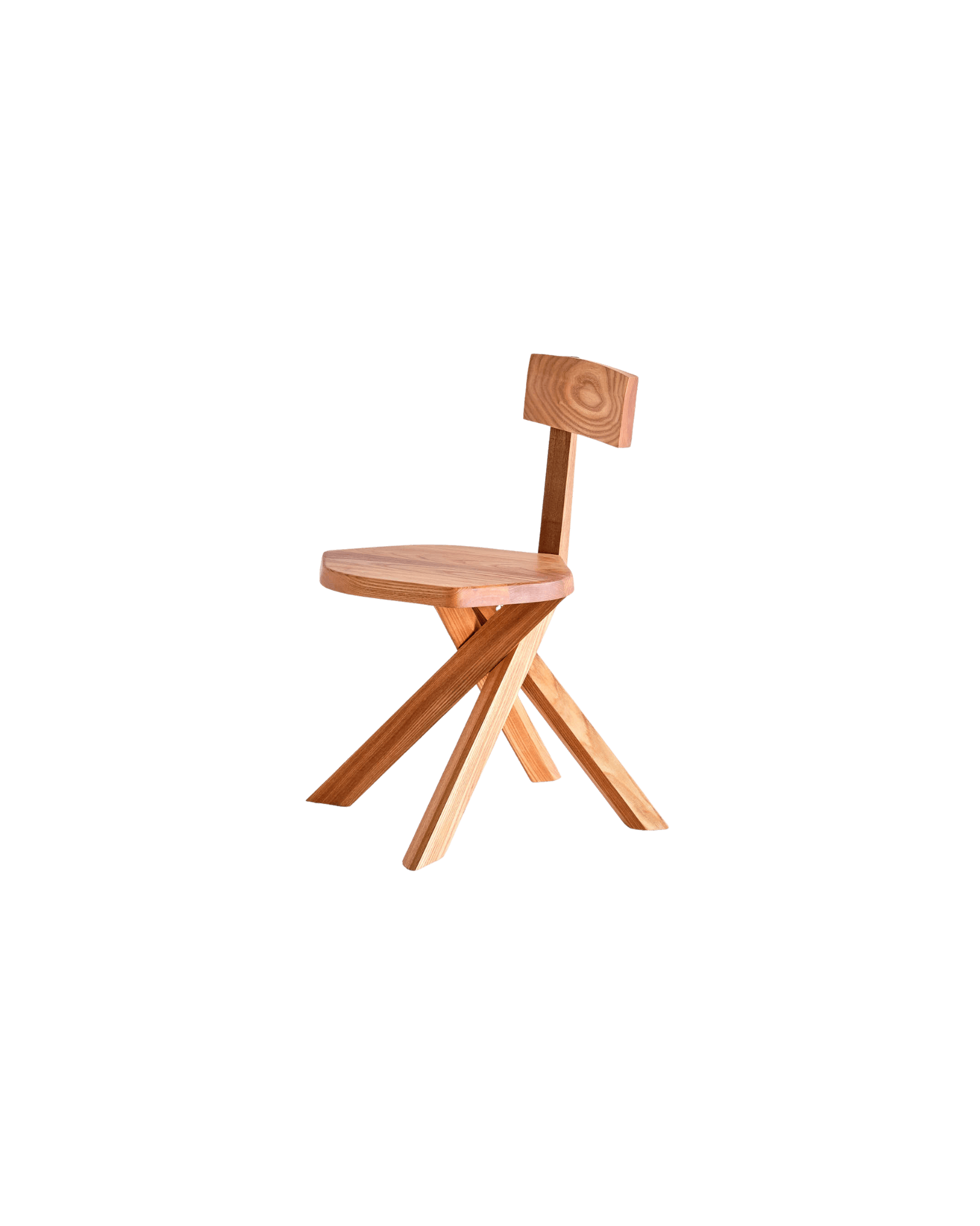 S34 Shaped Back Chair - Pierre Chapo - Chapo Création