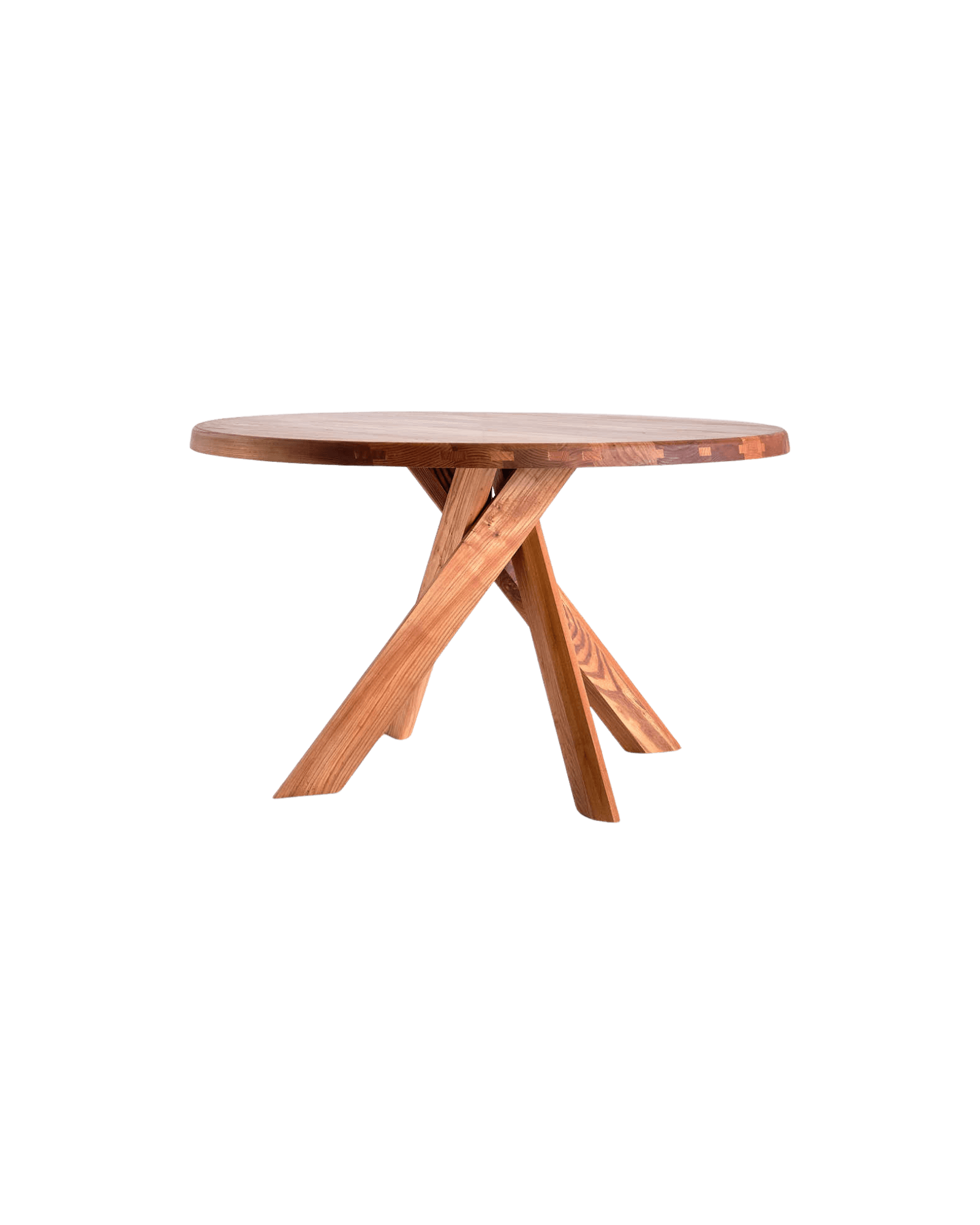T21 3 Legs Table 6 Seats - Pierre Chapo - Chapo Création