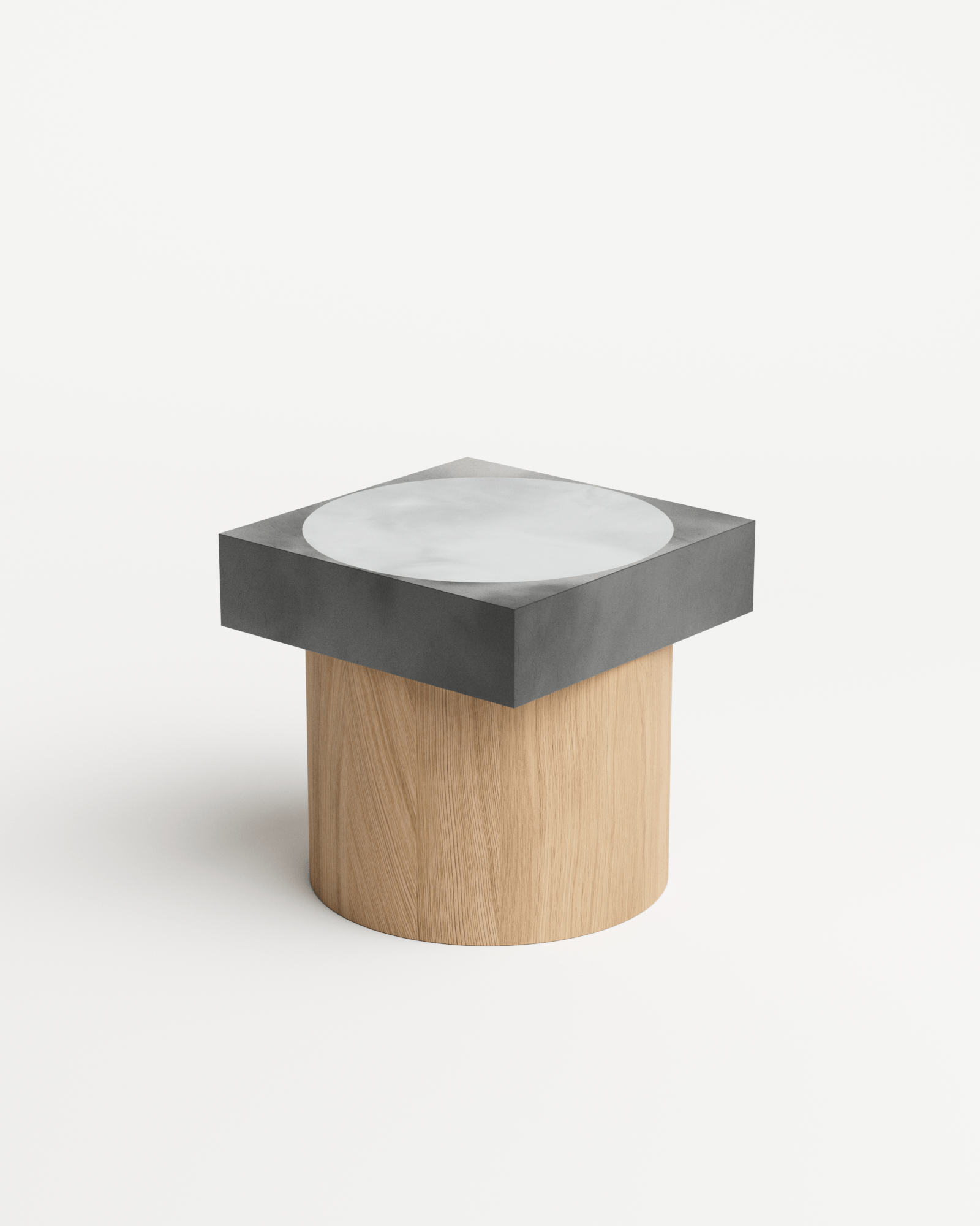 Slab Side Table - Dark, Slab, Benni Allan