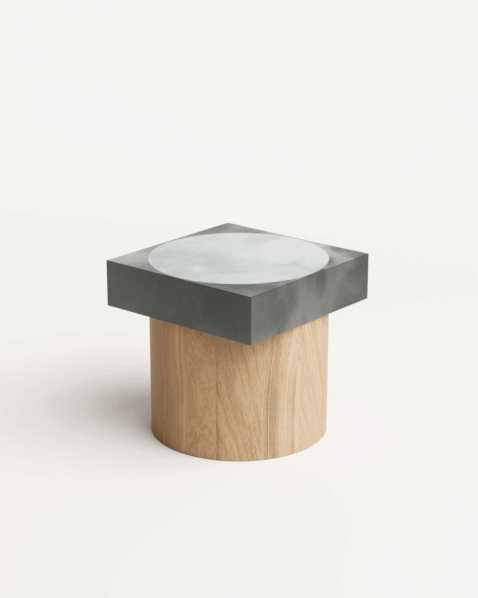 Slab Side Table - Dark, Slab, Benni Allan