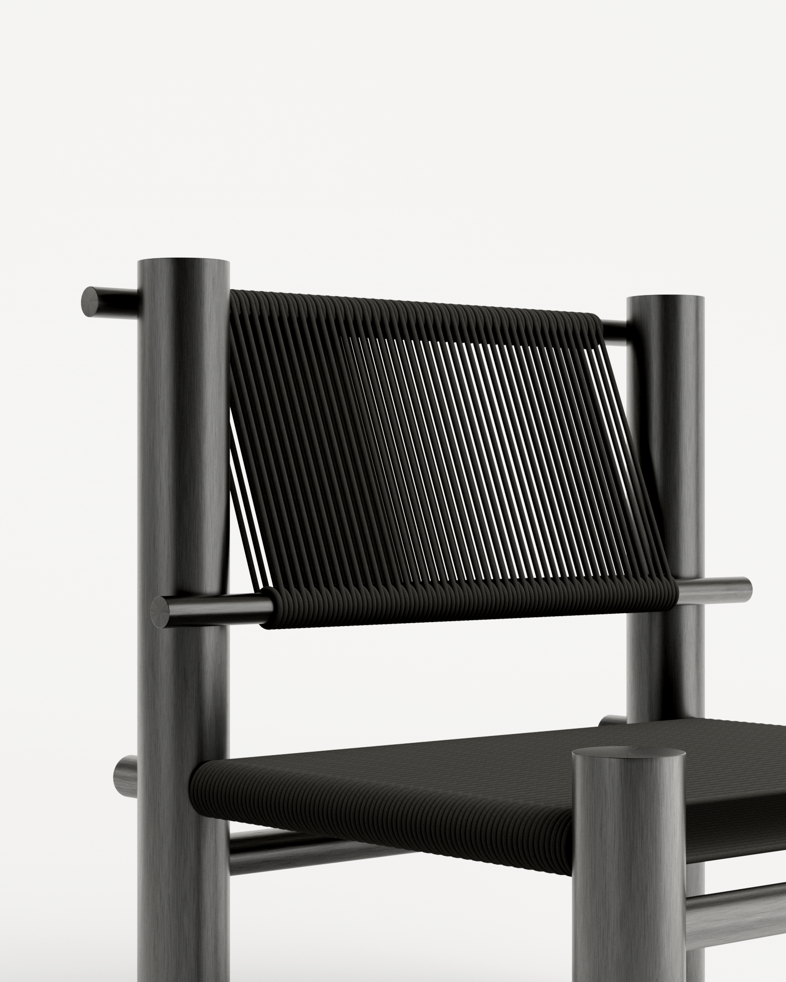 Undum and Bevel Chair - Black, Undum and Bevel, Hadge