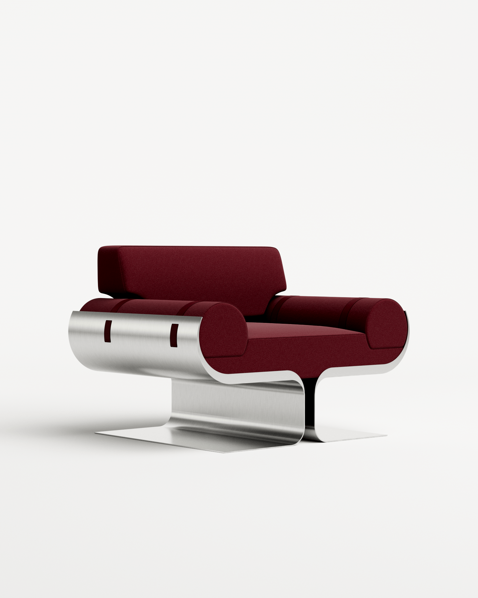 Arès by Roche & Frères, made of Velvet and Strap, Wine version, picture 0