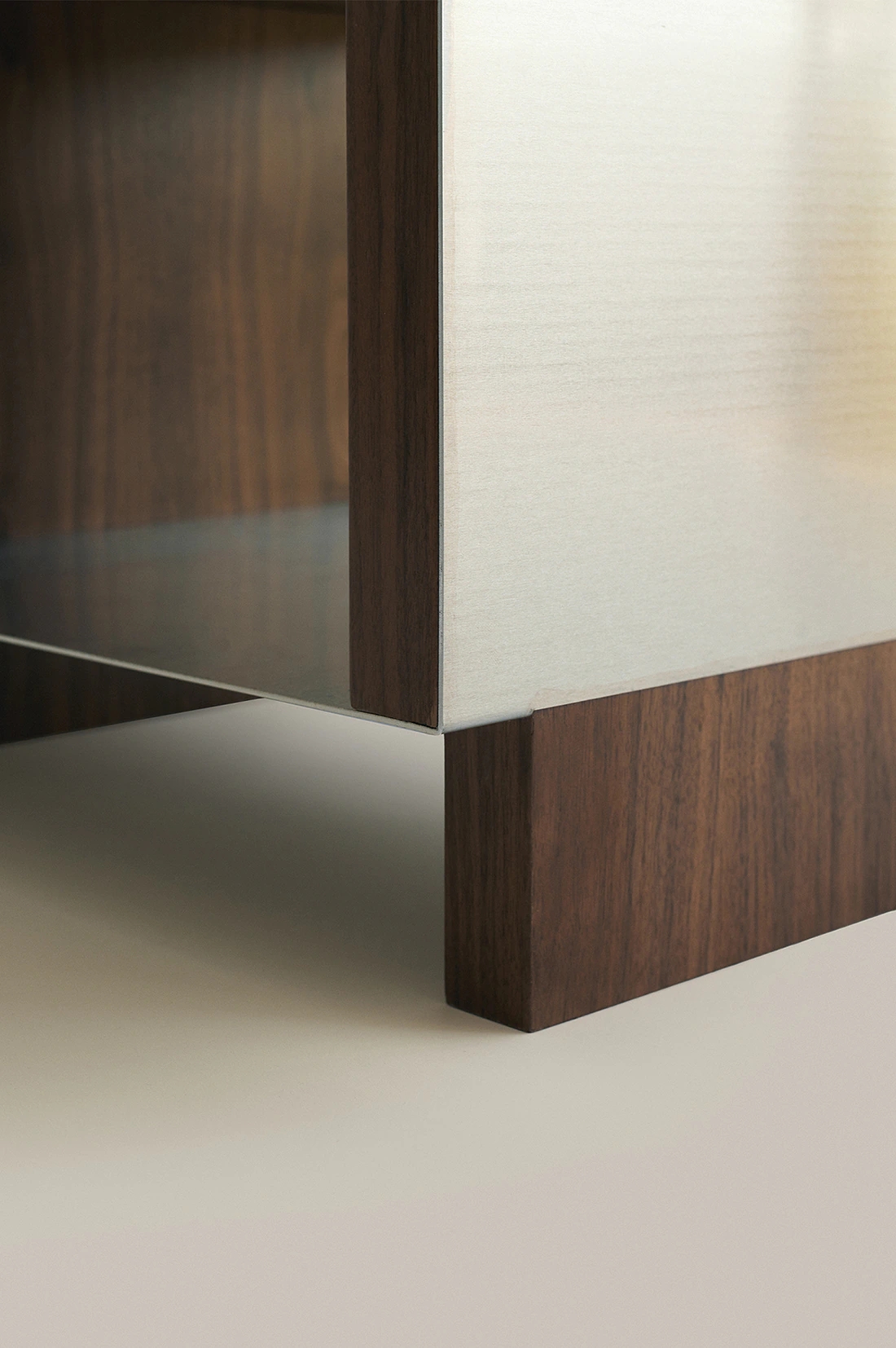 B1 by Sofia De=Francesco, made of Wood and Steel, Solid Walnut Wood version, picture 4