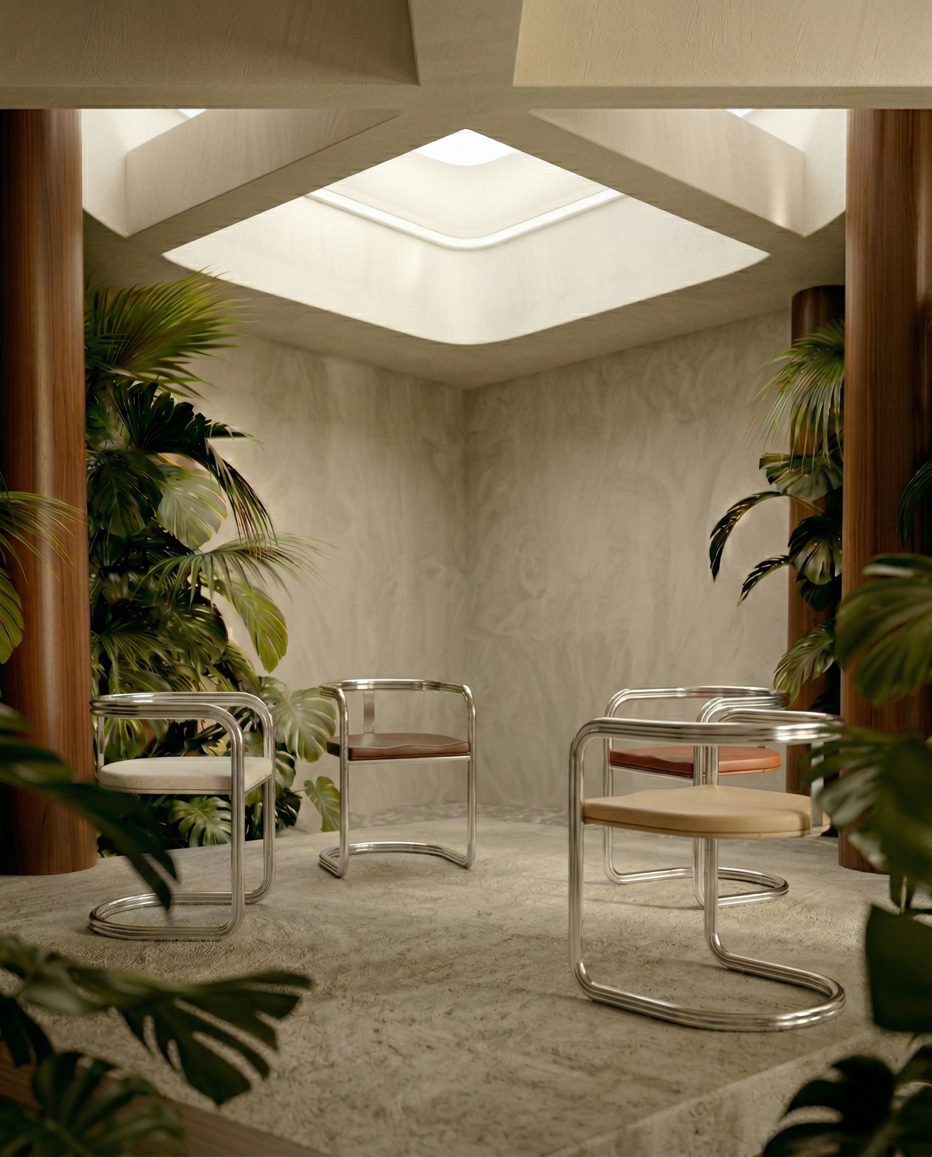 Croisière by Rudy Guénaire, made of Metal and Stained Ash, Wood version, picture 4