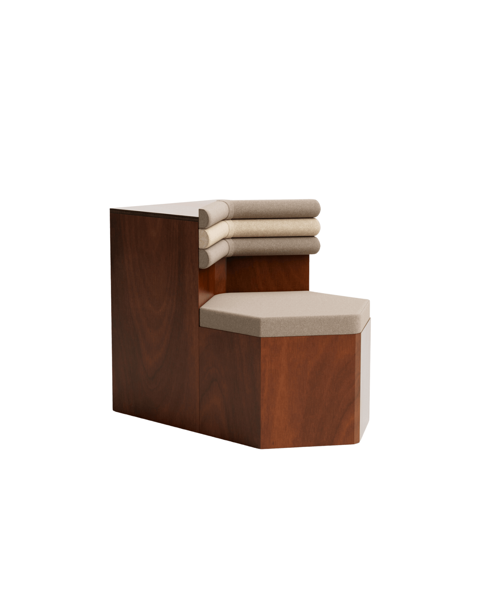 Croisière by Rudy Guénaire, made of Wood and , Taupe version, picture 0