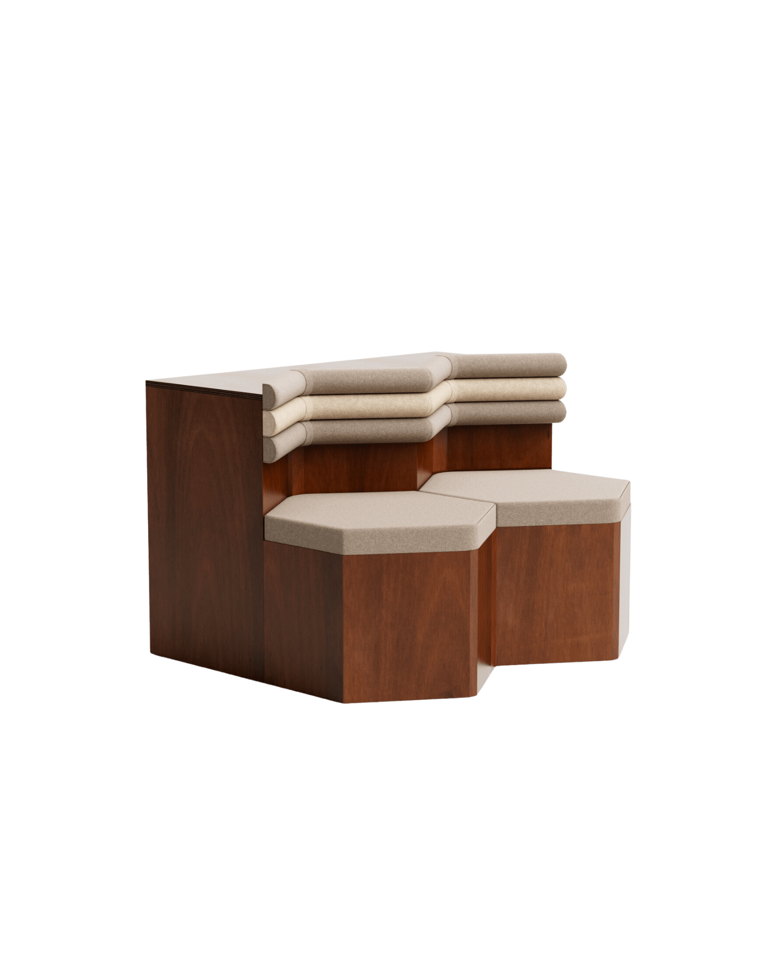 Croisière by Rudy Guénaire, made of Wood and , Taupe version, picture 0