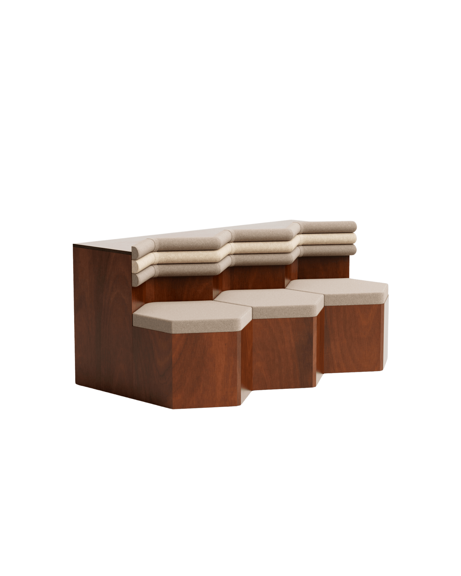 Croisière by Rudy Guénaire, made of Wood and , Taupe version, picture 0