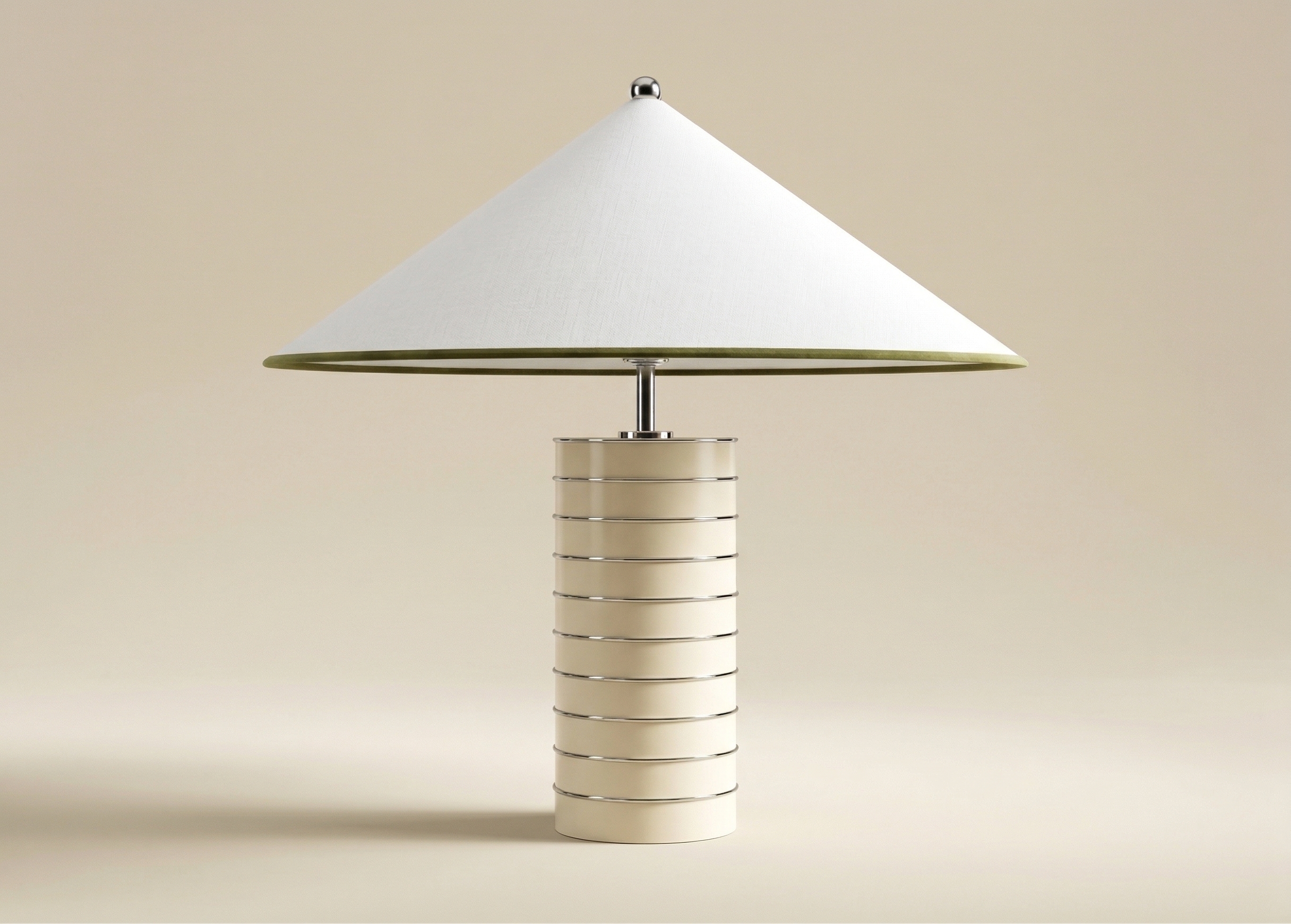 Ec8 by Necchi Architecture, made of Wood and Cotton, Ivory version, picture 1