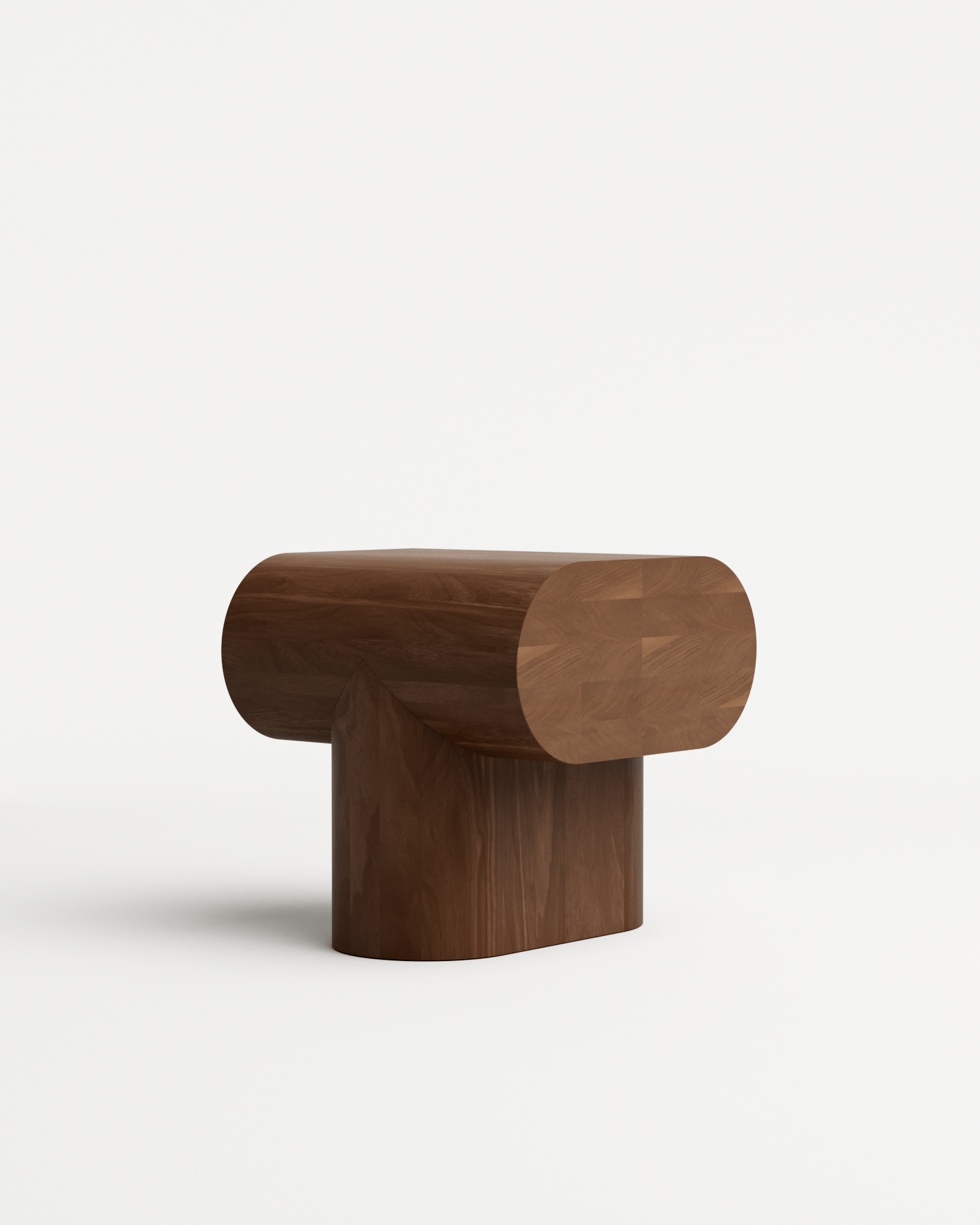 Intersecting Volume by Rino Claessens, made of Wood and , Walnut version, picture 1