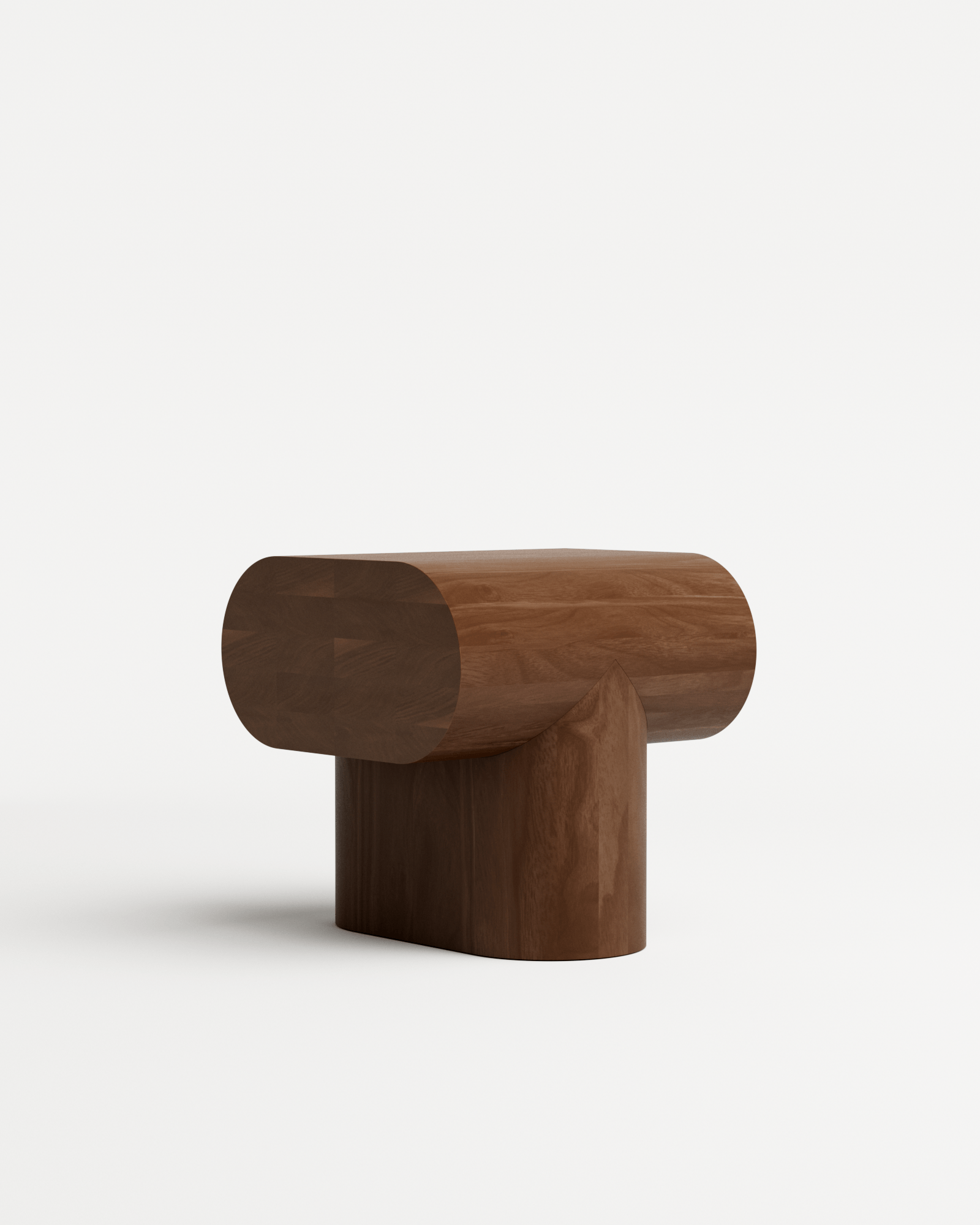 Intersecting Volume by Rino Claessens, made of Wood and , Walnut version, picture 2