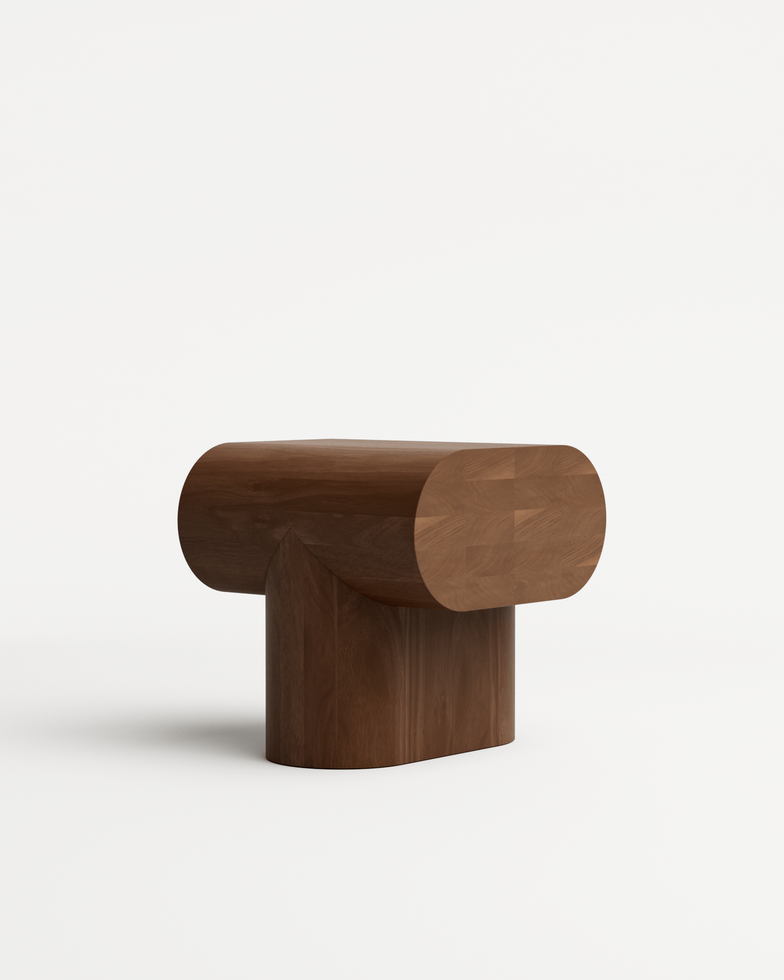 Intersecting Volume by Rino Claessens, made of Wood and , Walnut version, picture 3