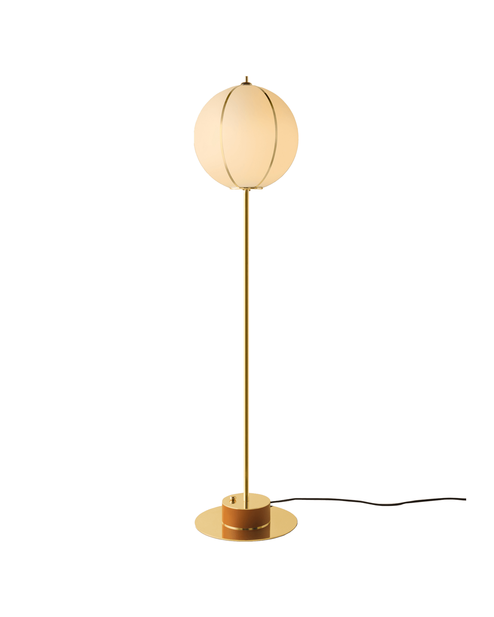 Rib Floor Lamp Sphere, Konekt Collection, Konekt