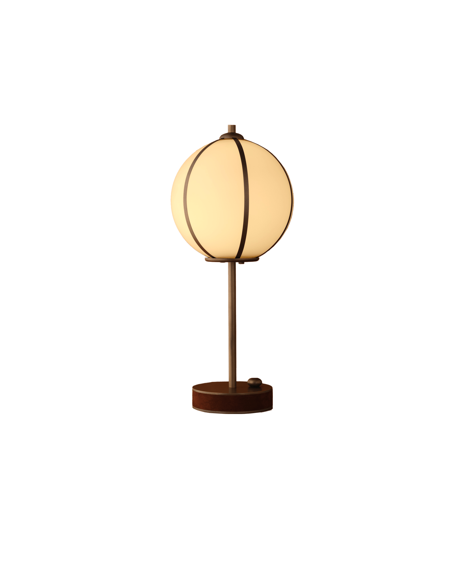 Rib Table Lamp Sphere - Medium, Konekt Collection, Konekt