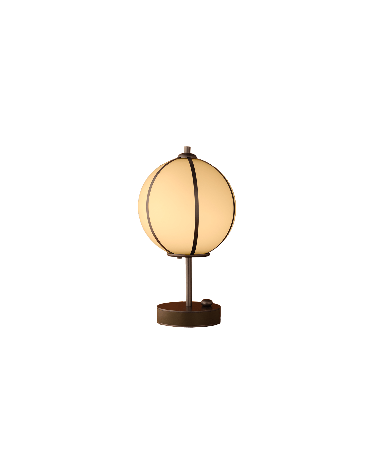 Rib Table Lamp Sphere - Small, Konekt Collection, Konekt