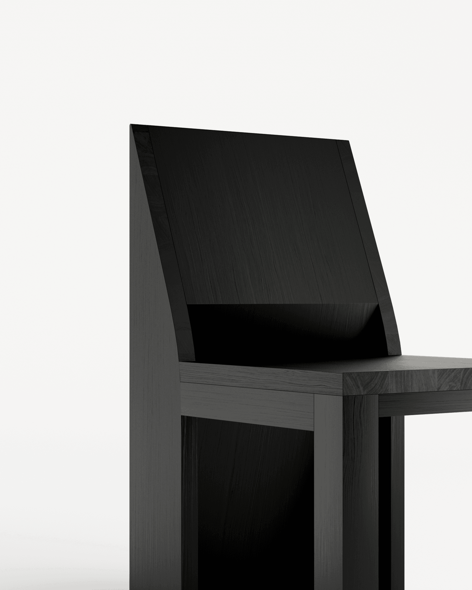 Kursi Chair by Sizar Alexis, made of Wood and , Black version, picture 5