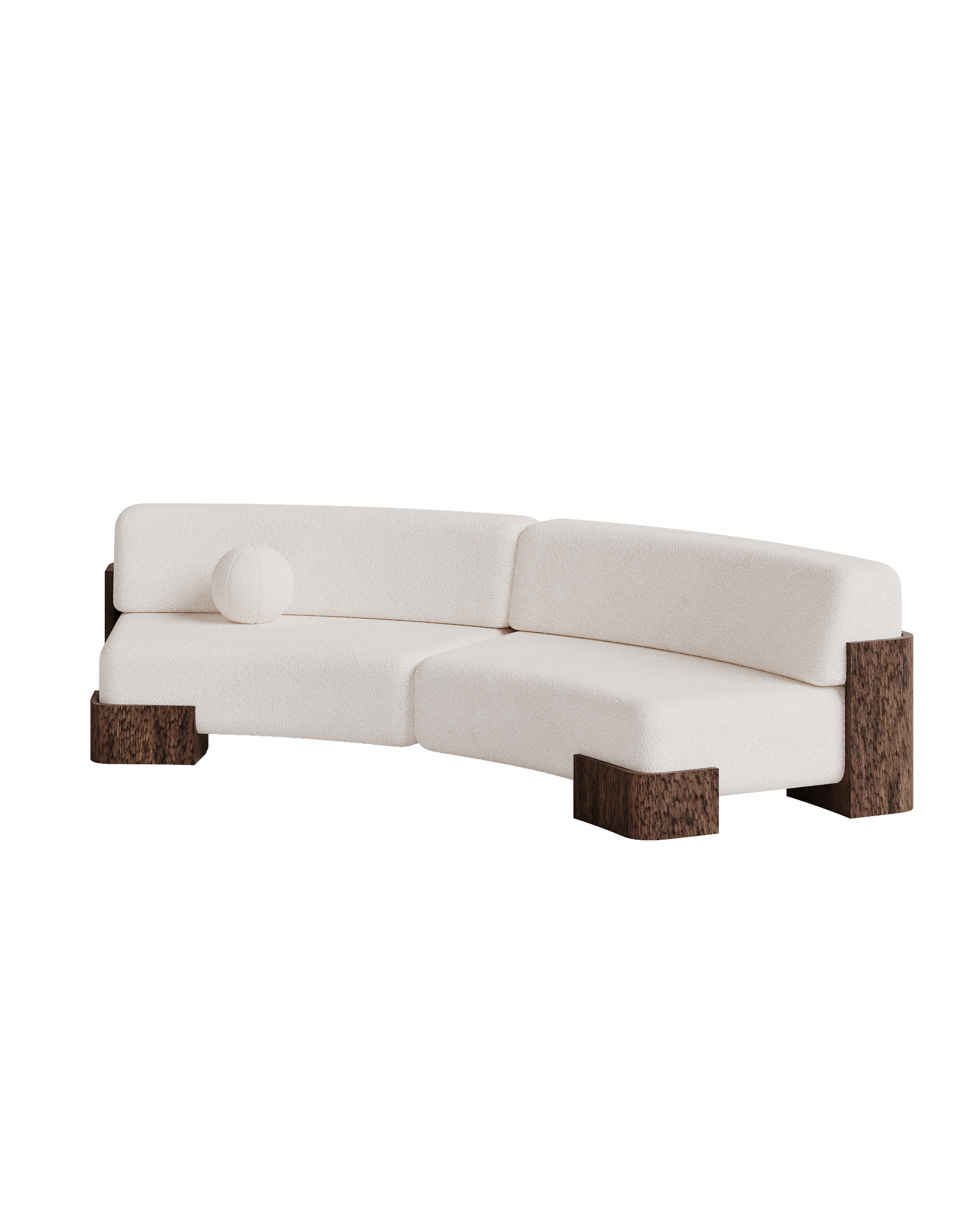 Curved Sofa, Manhattan Collection, Girodrouc Delpy x Monde Singulier