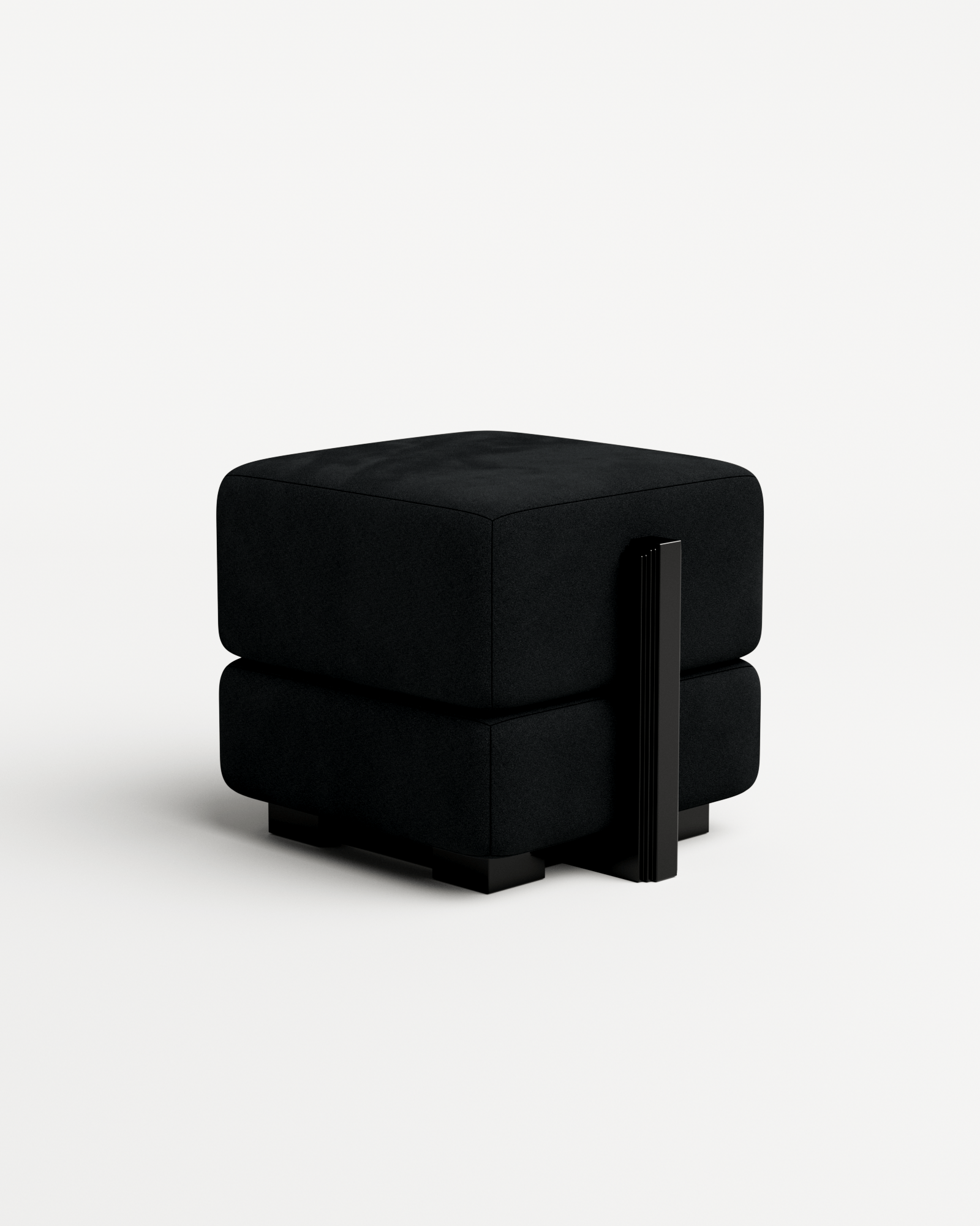 Rodez by Thomas Moisan, made of Wood and Velvet, Black version, picture 0