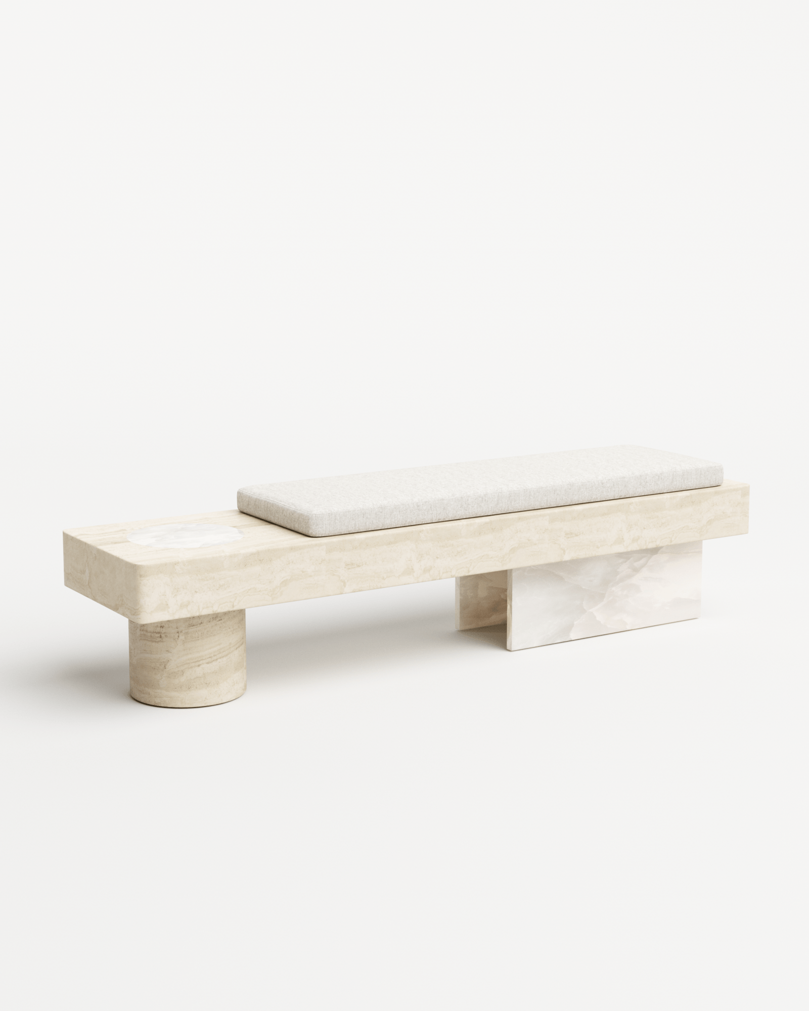 Salvante by Piotr Dabrowa, made of Travertin and Onyx, Travertine version, picture 0