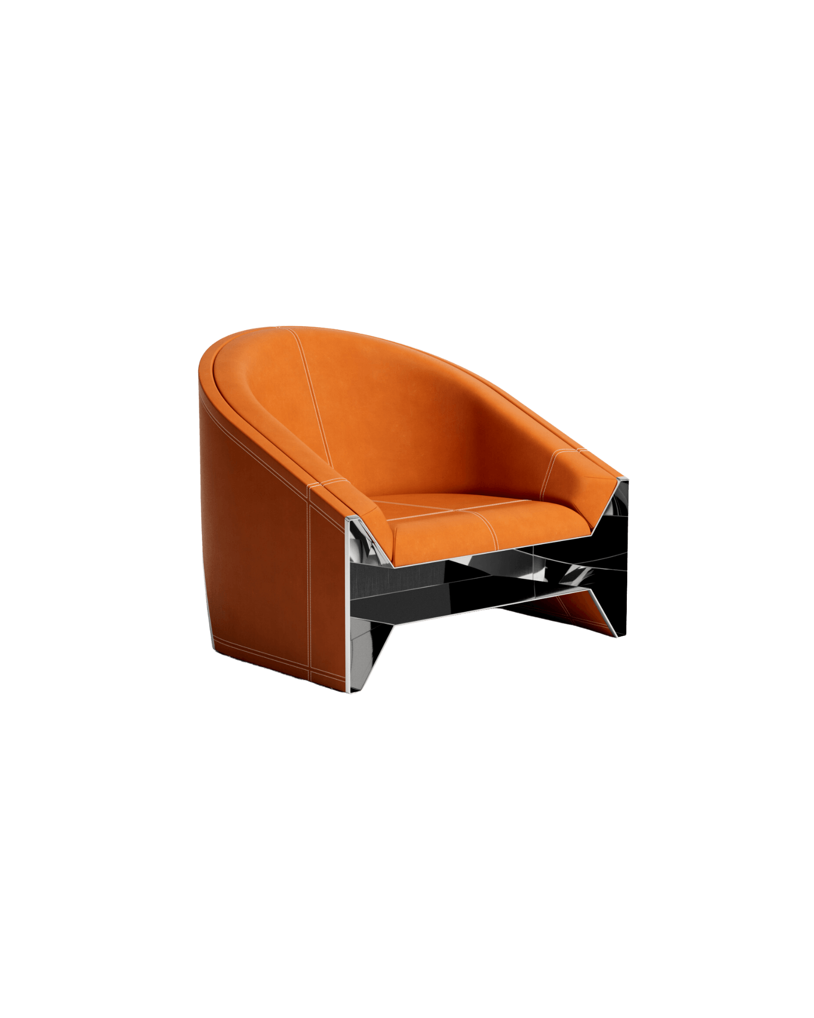 Stamp by Christophe Perichon, made of Steel and Leather, Brown version, picture 0