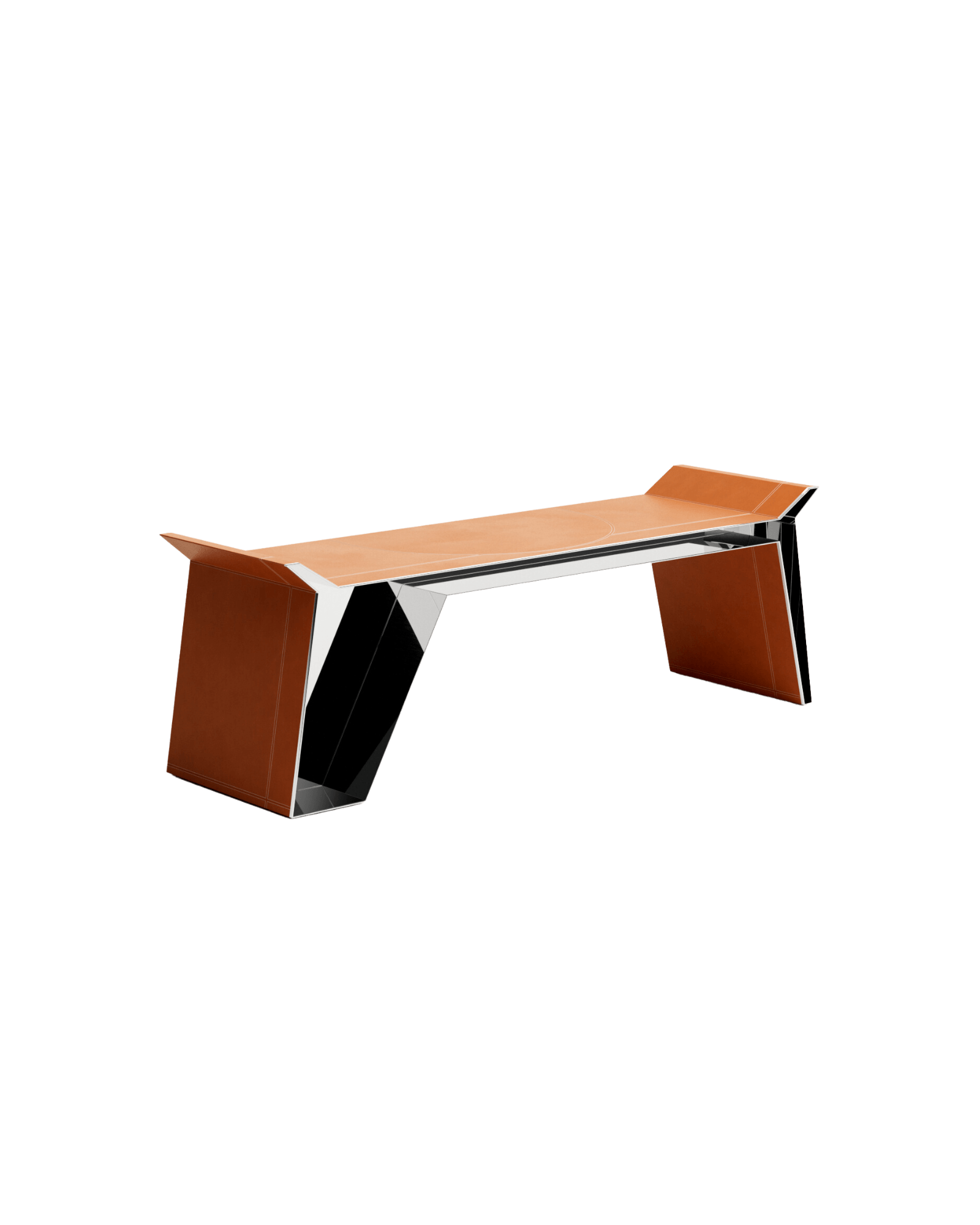 Stamp by Christophe Perichon, made of Steel and Leather, Brown version, picture 0