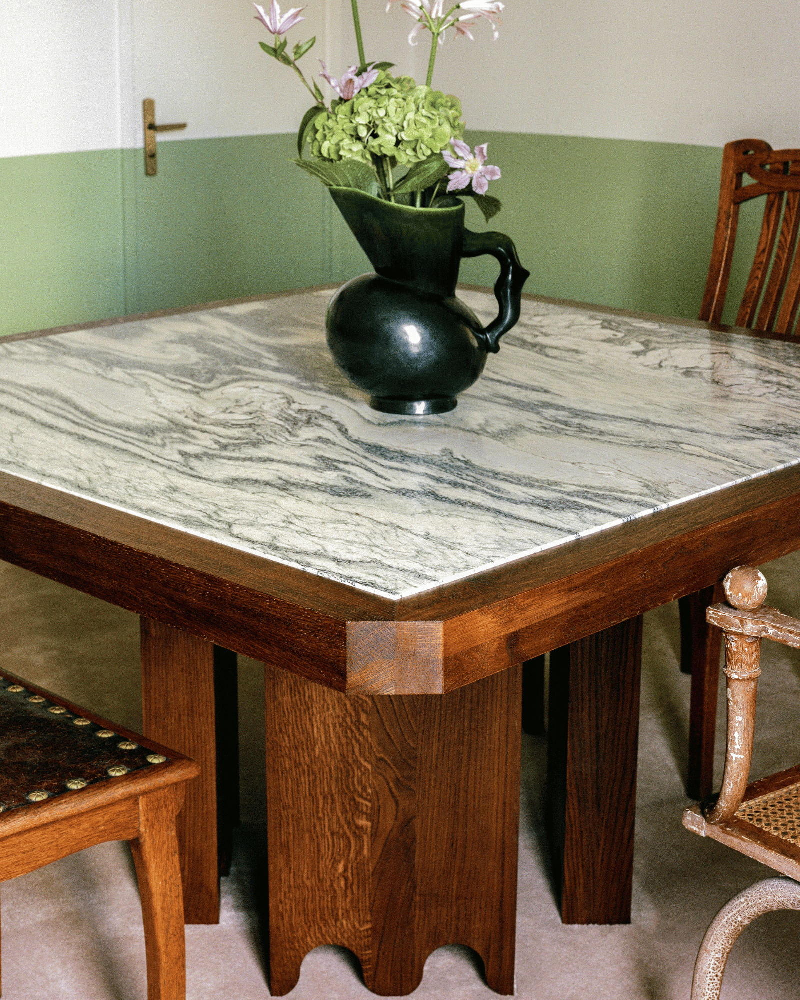 Ebur Editions by Studio Ebur, made of Wood and Marble, Oak version, picture 4