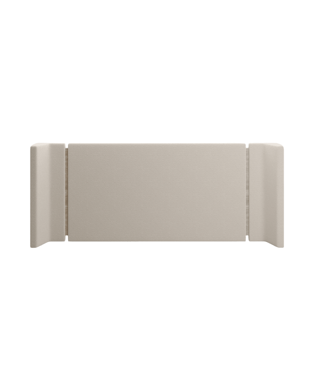 Y Yuma Bedhead by Kelly Boukobza - travertine and ivory bouclette headboard, Y. collection