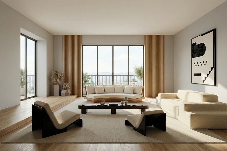 Furniture design trends 2026, collected interior mixing eras materials and global influences